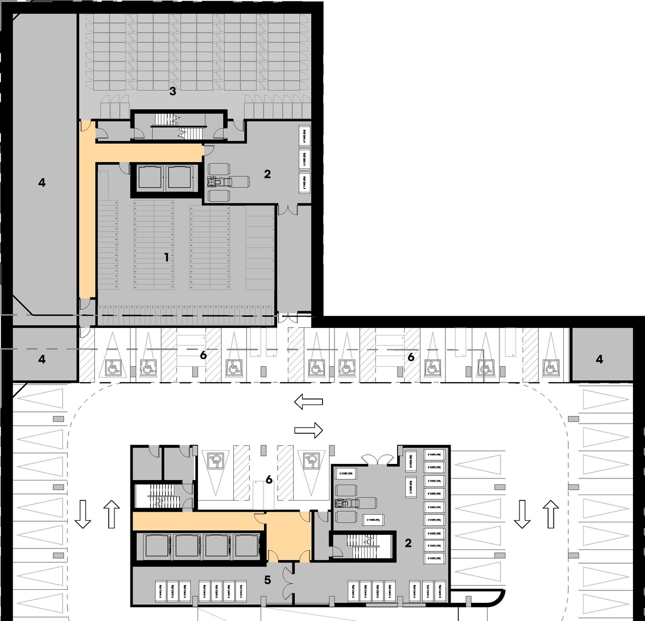 Floor plan for project from page 15 of the file '2026-03-09 - Urban Design Review Panel Recommendation Responses - D01-01-26-0005 & D02-02-26-0016'
