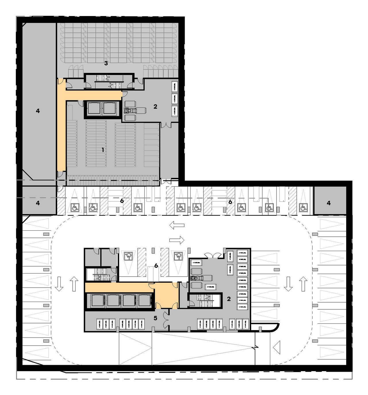 Floor plan for project from page 15 of the file '2026-03-09 - Urban Design Review Panel Recommendation Responses - D01-01-26-0005 & D02-02-26-0016'