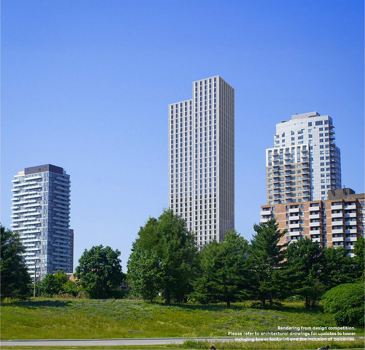 Rendering of building from page 43 of the file '2026-03-09 - Urban Design Review Panel Recommendation Responses - D01-01-26-0005 & D02-02-26-0016'