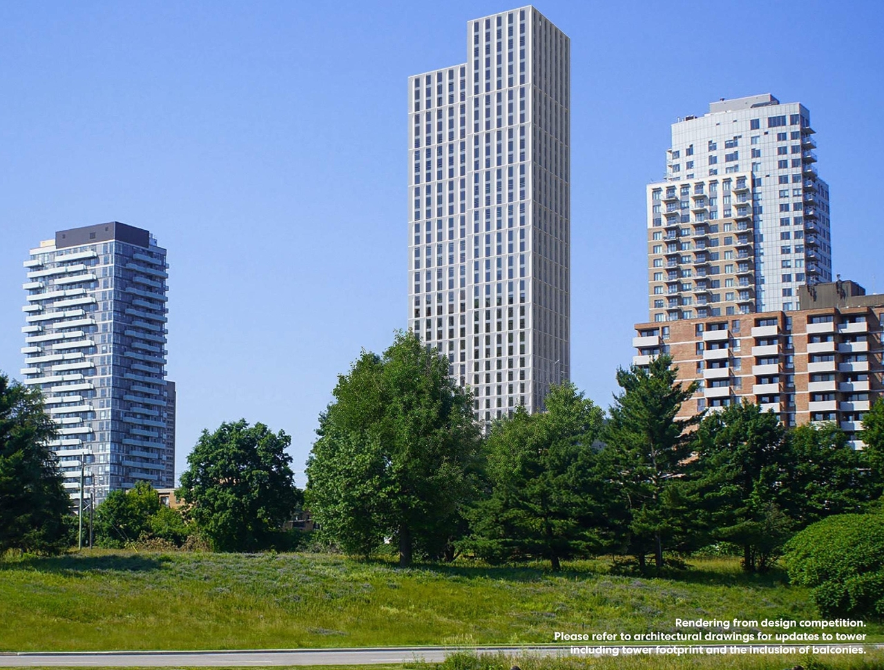 Rendering of building from page 43 of the file '2026-03-09 - Urban Design Review Panel Recommendation Responses - D01-01-26-0005 & D02-02-26-0016'