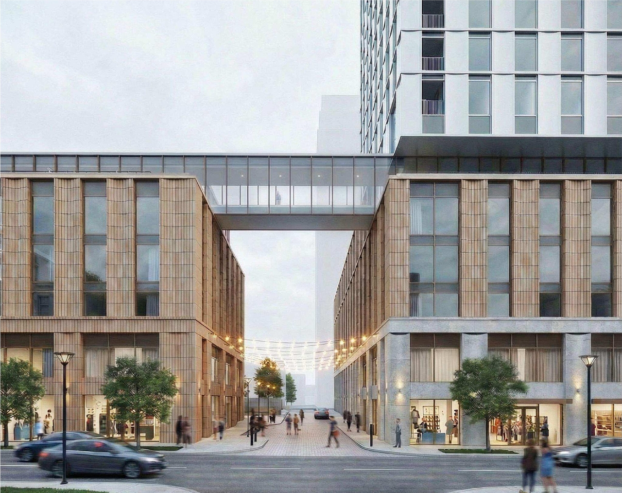 Rendering of building from page 61 of the file '2026-03-09 - Urban Design Review Panel Recommendation Responses - D01-01-26-0005 & D02-02-26-0016'