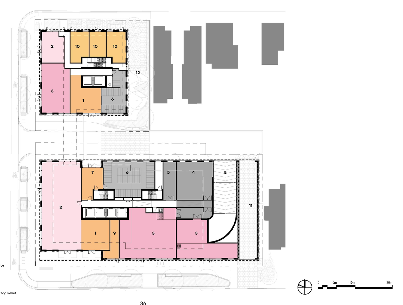 Floor plan for project from page 68 of the file '2026-03-09 - Urban Design Review Panel Recommendation Responses - D01-01-26-0005 & D02-02-26-0016'