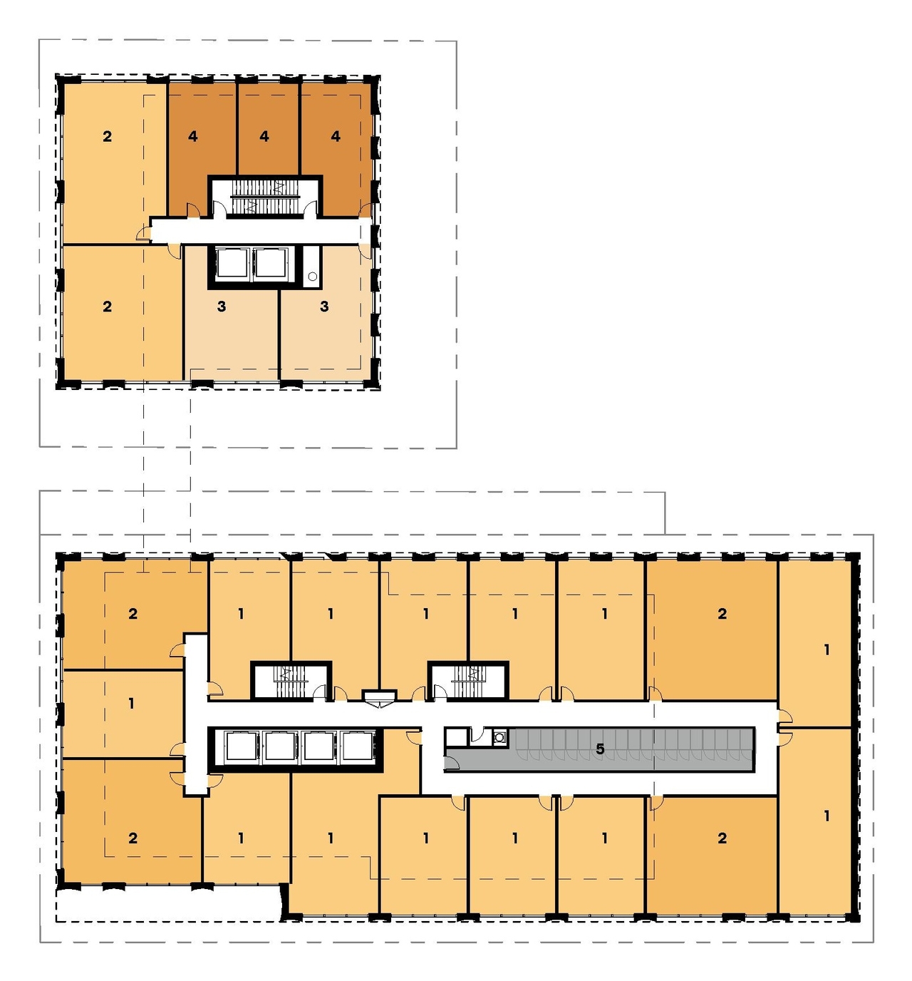 Floor plan for project from page 69 of the file '2026-03-09 - Urban Design Review Panel Recommendation Responses - D01-01-26-0005 & D02-02-26-0016'