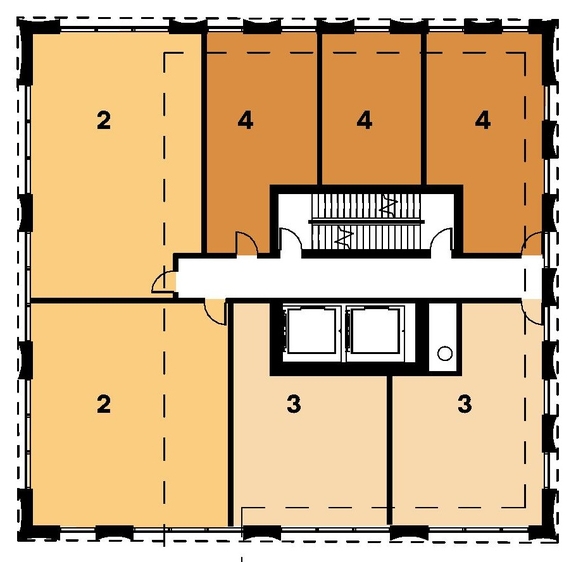 Floor plan for project from page 69 of the file '2026-03-09 - Urban Design Review Panel Recommendation Responses - D01-01-26-0005 & D02-02-26-0016'