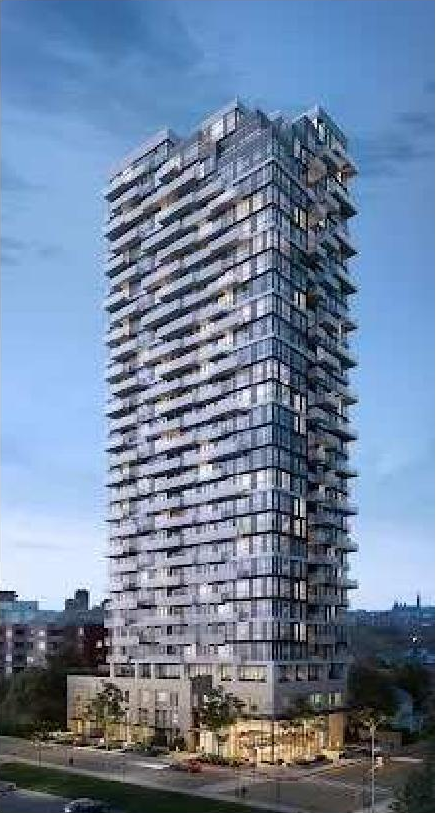 Rendering of building from page 18 of the file '2026-04-29 - Urban Design Review Panel Package - D01-01-26-0007 & D02-02-26-0031'