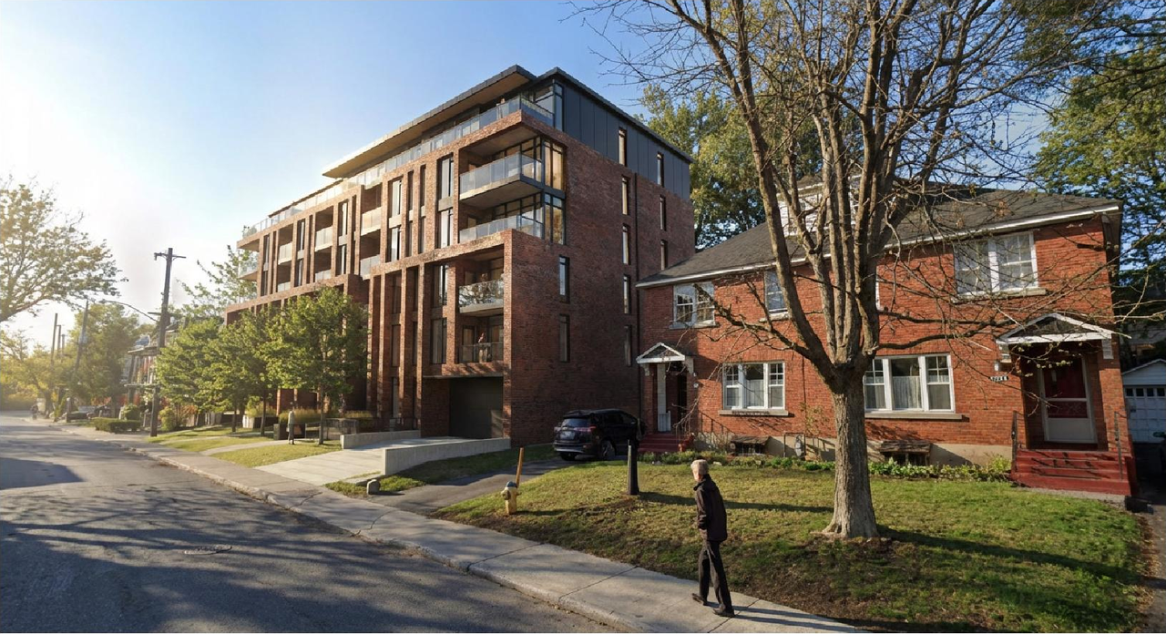 Rendering of building from page 20 of the file '2026-05-08 - Urban Design Review Panel Report - D01-01-26-0010'