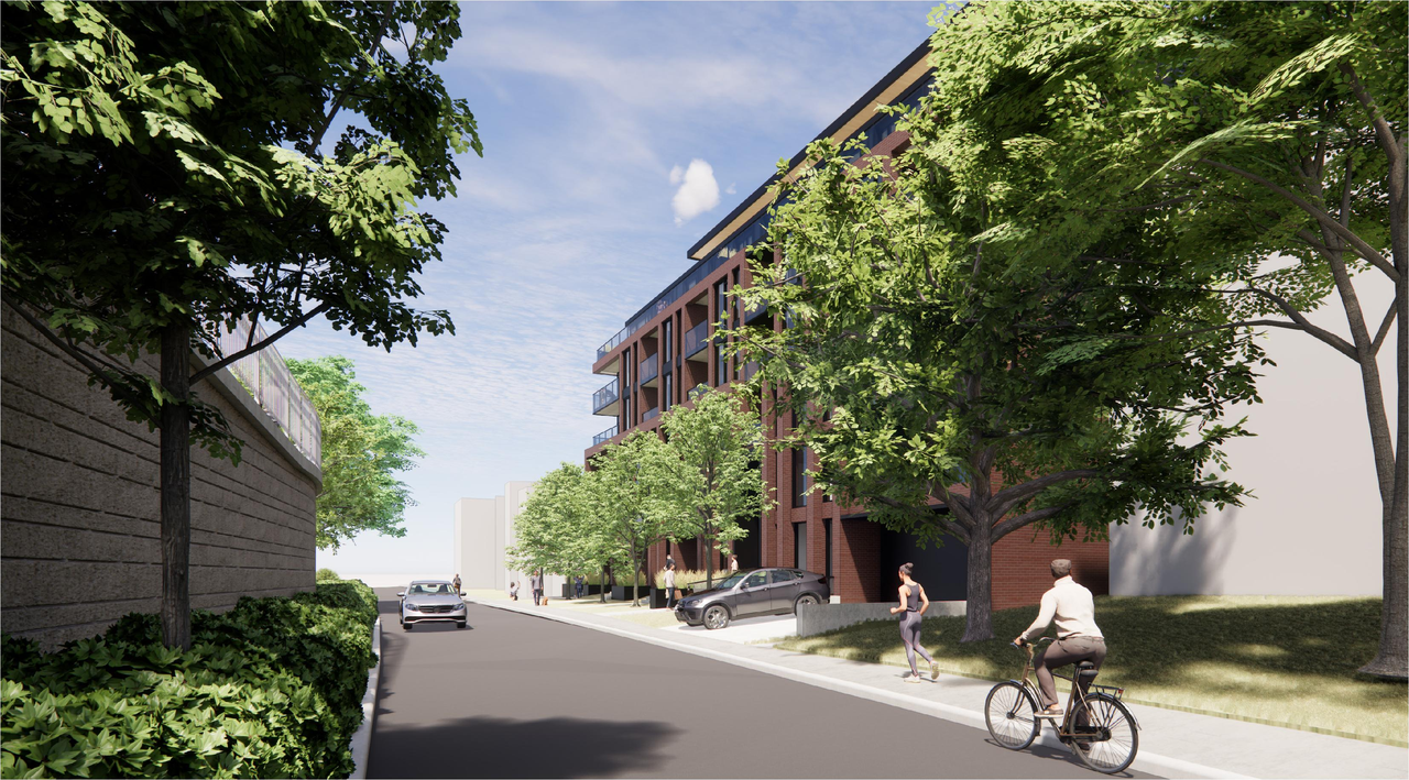 Rendering of building from page 27 of the file '2026-05-08 - Urban Design Review Panel Report - D01-01-26-0010'