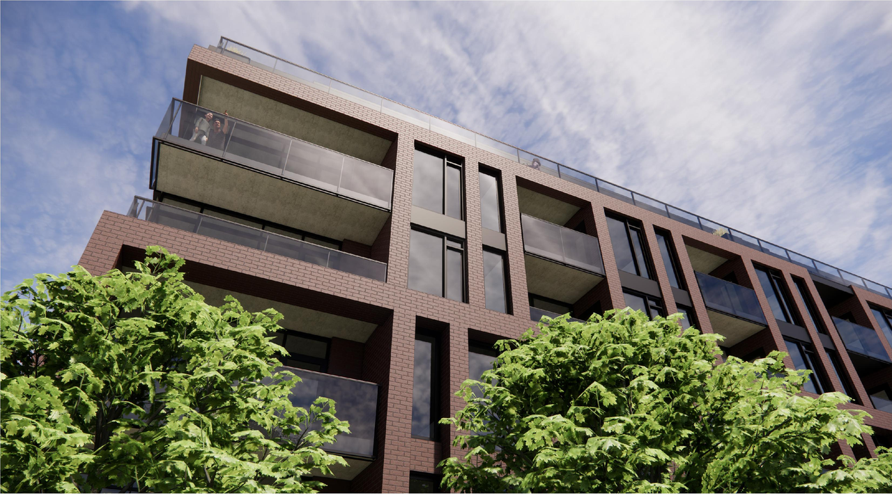 Rendering of building from page 30 of the file '2026-05-08 - Urban Design Review Panel Report - D01-01-26-0010'