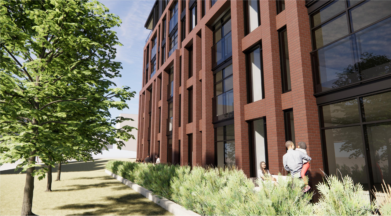 Rendering of building from page 33 of the file '2026-05-08 - Urban Design Review Panel Report - D01-01-26-0010'