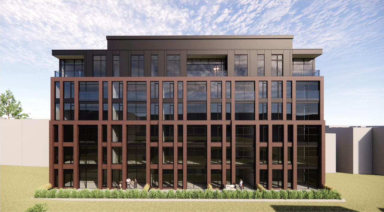 Rendering of building from page 95 of the file '2026-05-08 - Urban Design Review Panel Report - D01-01-26-0010'