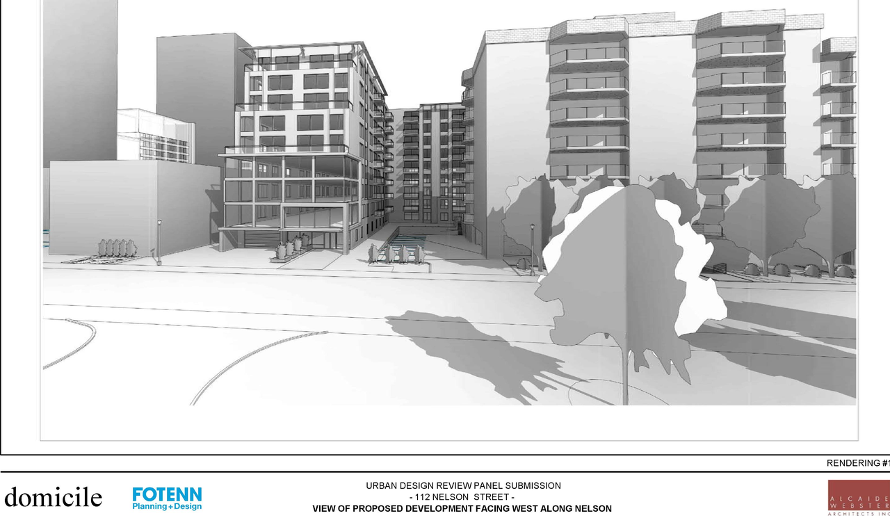 Rendering of building from page 17 of the file '2017-12-13 - Design Brief - D02-02-17-114'