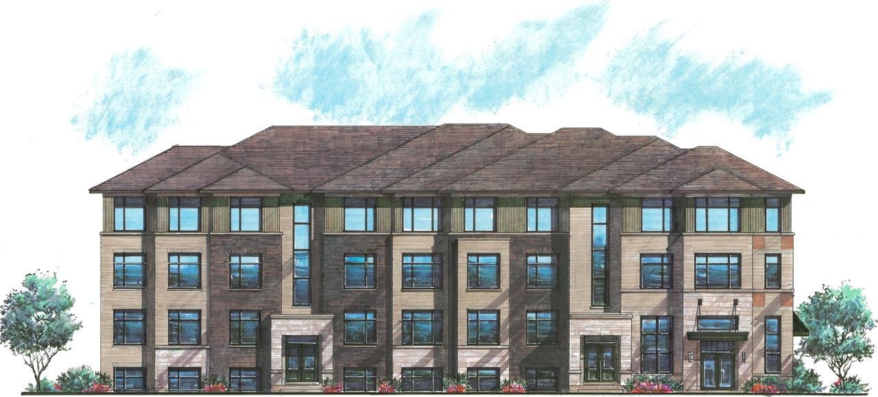 Rendering of building from page 1 of the file 'Stacked, back to back Building's Rendering'