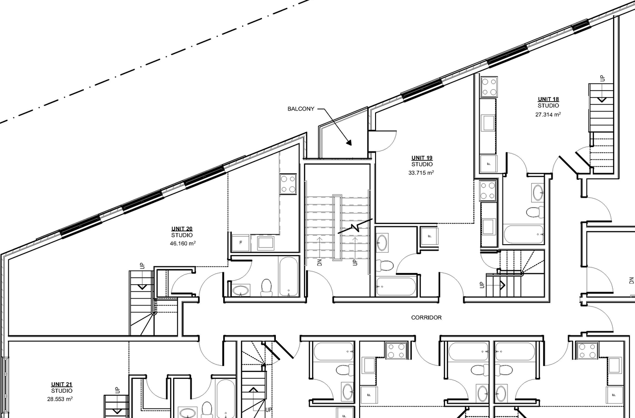 Floor plan for project from page 1 of the file '2018_01_25 - Floor Plan for 3rd Floor - D02-02-17-0131'