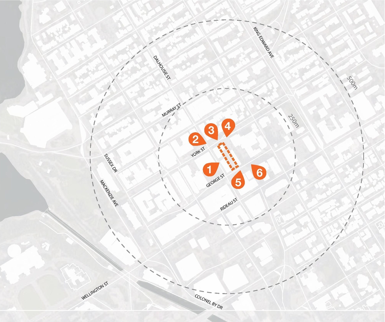 Construction site plan for project from page 8 of the file '2018_06_07_Urban Design Review Panel Submission'