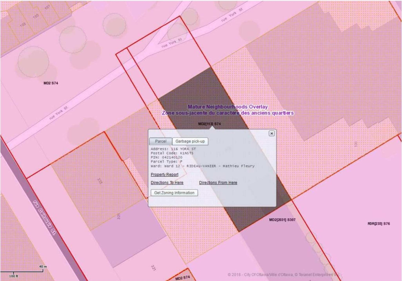 Construction site plan for project from page 3 of the file '2018_07_27 - Design Brief - D02-02-18-0071'