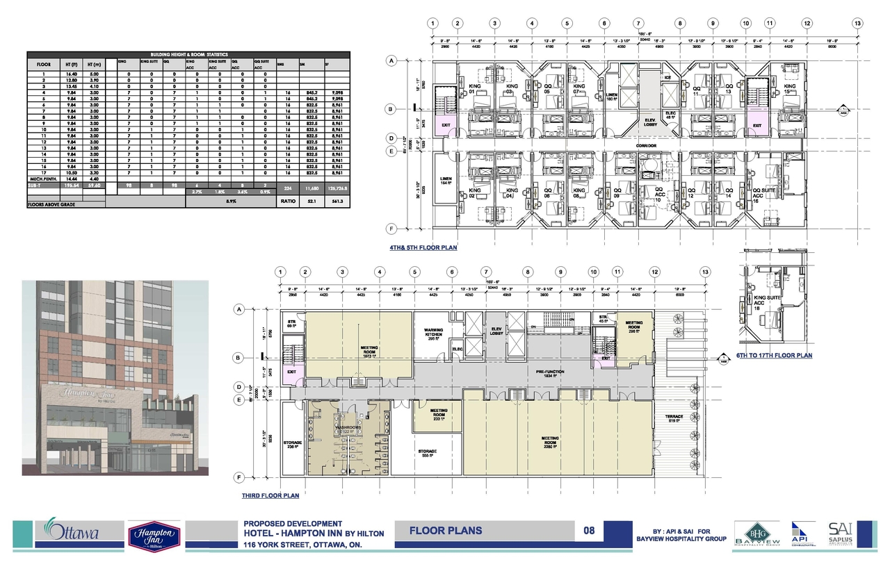 Construction site plan for project from page 9 of the file '2018_07_27 - Design Brief - D02-02-18-0071'