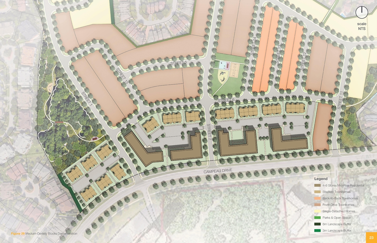 Construction site plan for project from page 27 of the file '2021-06-23 - Urban Design - D02-02-19-0123'