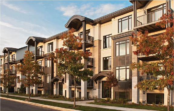 Rendering of building from page 27 of the file '2019-10-11 - Urban Design Brief - D02-02-19-0123'