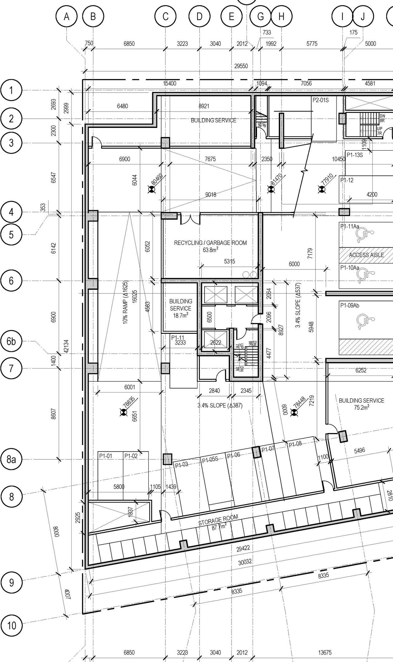 Construction site plan for project from page 3 of the file '2020-04-22 - Site Plan, Elevations and Floor Plans - D02-02-20-0030'