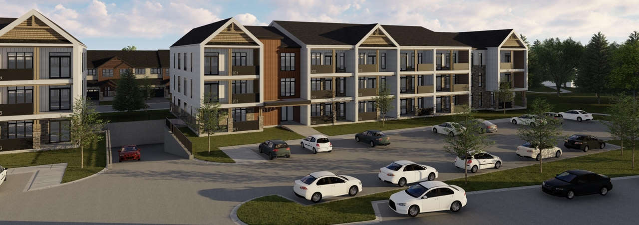 Rendering of building from page 2 of the file '2020-10-13 - Condominium Renderings - D02-02-20-0097'