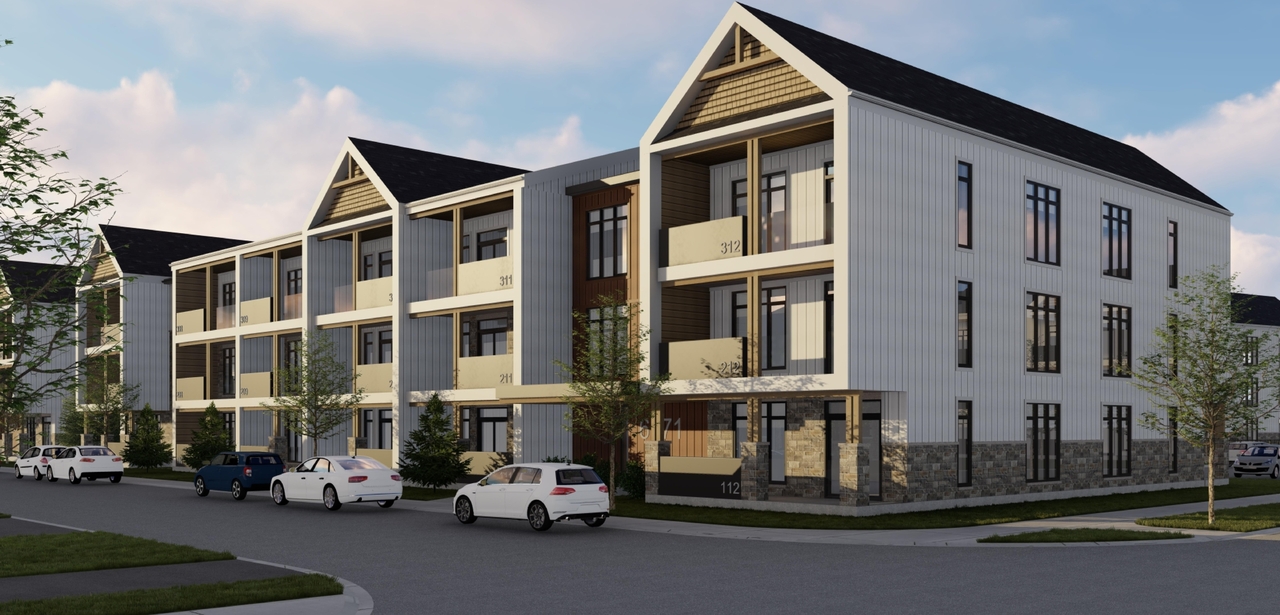 Rendering of building from page 7 of the file '2020-10-13 - Condominium Renderings - D02-02-20-0097'