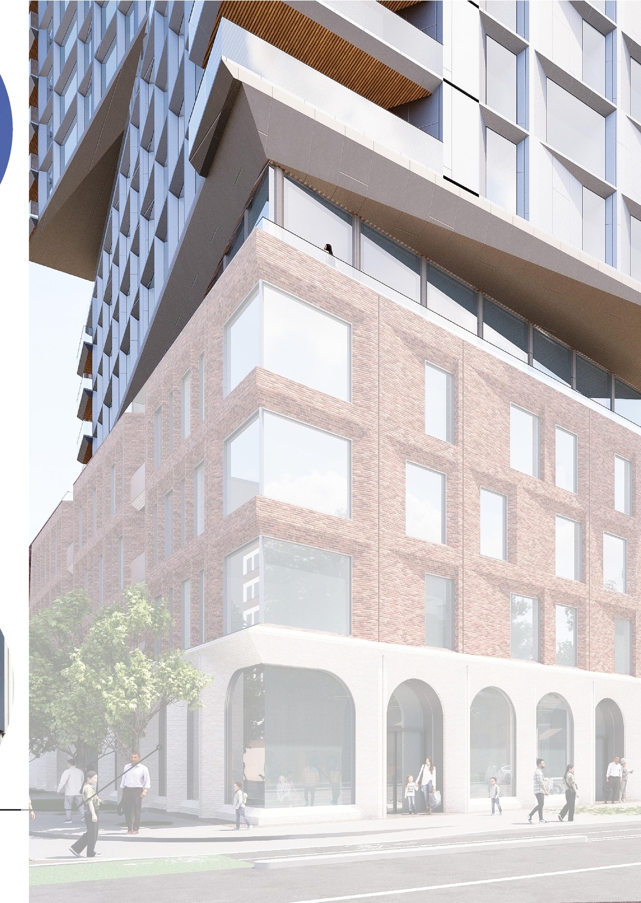 Rendering of building from page 52 of the file '2025-09-03 - SDRP Design Brief - Package 3 - D02-02-20-0101'