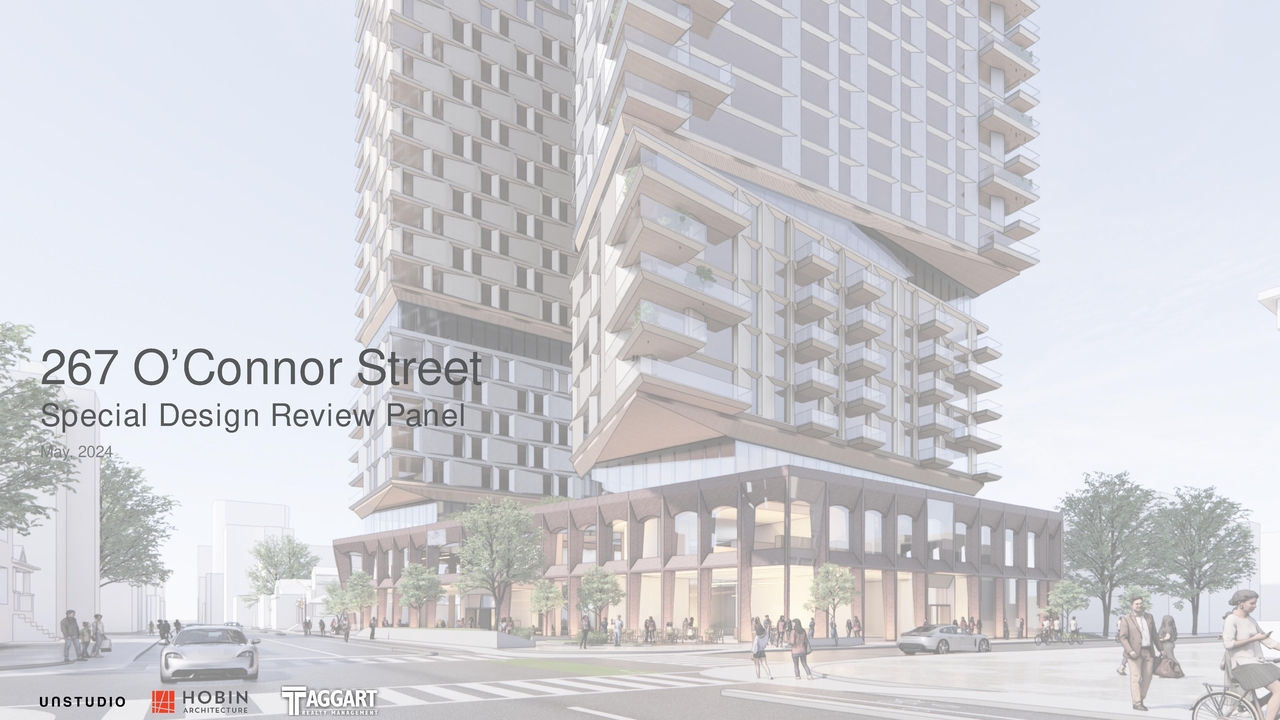 Rendering of building from page 1 of the file '2024-05-07 - Special Design Review Panel Presentation - D02-02-20-0101'