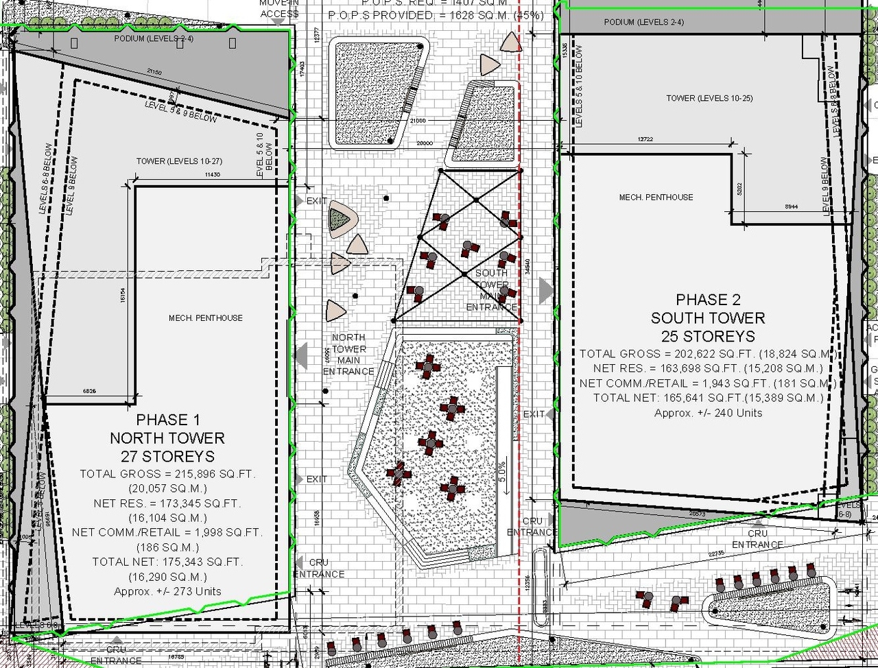 Construction site plan for project from page 10 of the file '2025-12-04 - Design Brief - D02-02-20-0101'