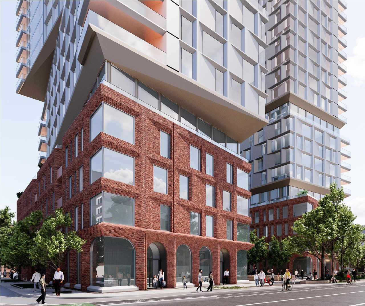 Rendering of building from page 15 of the file '2025-12-04 - Design Brief - D02-02-20-0101'