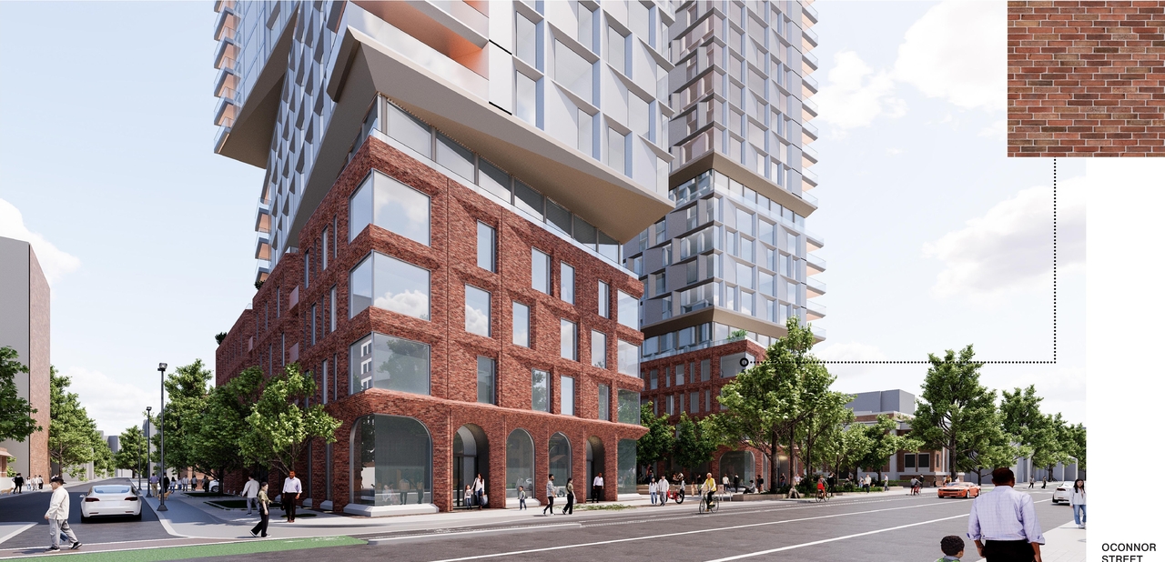 Rendering of building from page 16 of the file '2025-12-04 - Design Brief - D02-02-20-0101'