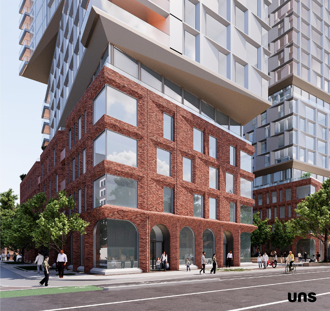 Rendering of building from page 2 of the file '2025-12-04 - Design Brief - D02-02-20-0101'