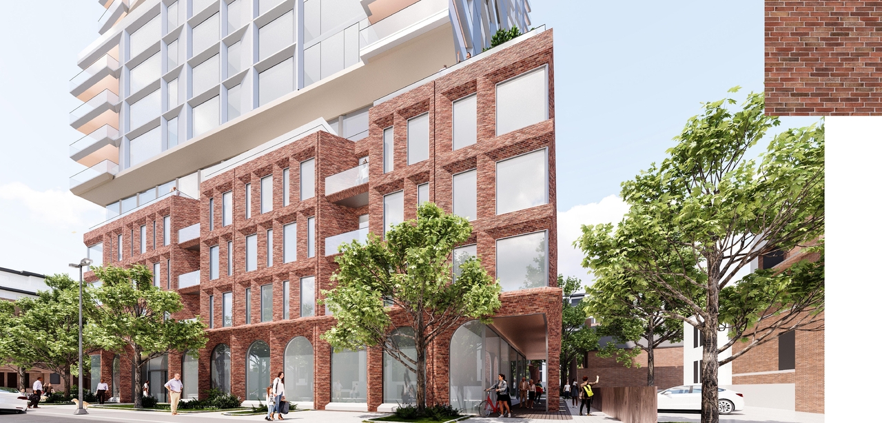 Rendering of building from page 22 of the file '2025-12-04 - Design Brief - D02-02-20-0101'