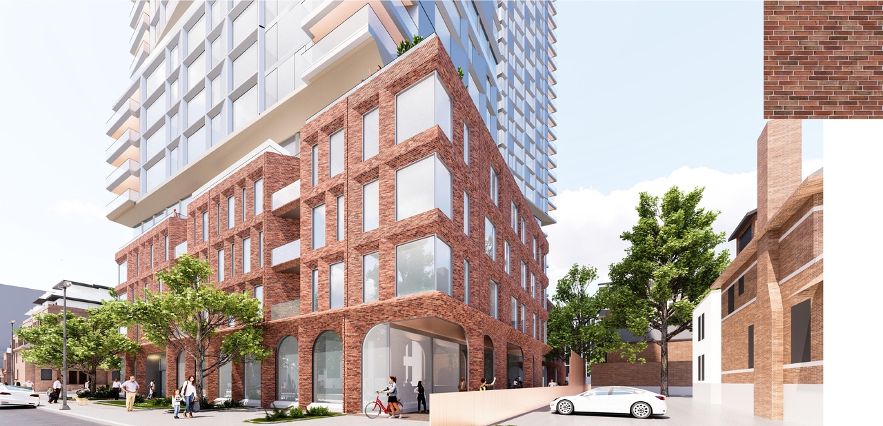 Rendering of building from page 24 of the file '2025-12-04 - Design Brief - D02-02-20-0101'