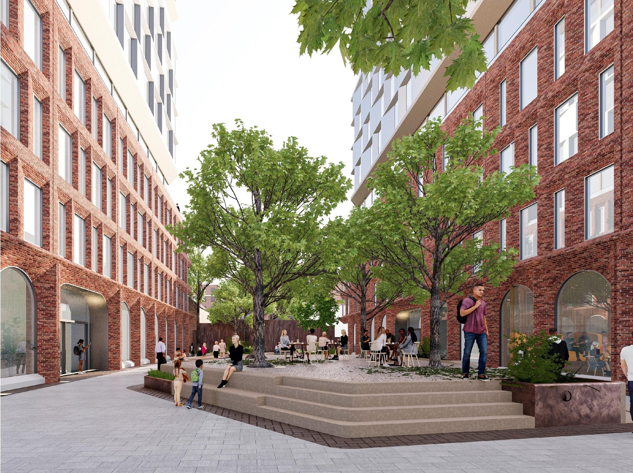 Rendering of building from page 8 of the file '2025-12-04 - Design Brief - D02-02-20-0101'