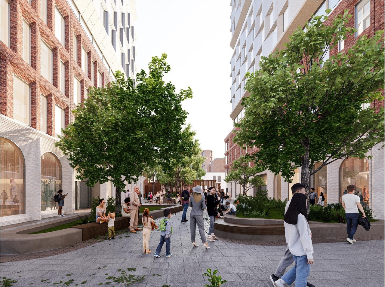 Rendering of building from page 8 of the file '2025-12-04 - Design Brief - D02-02-20-0101'