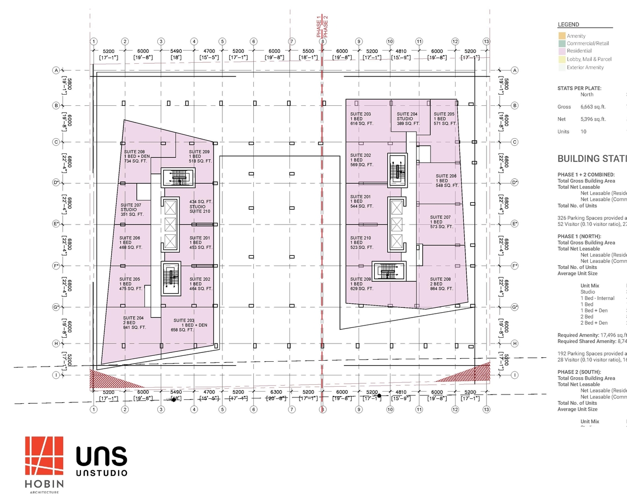 Construction site plan for project from page 51 of the file '2025-02-24 - Design Brief - D01-01-20-0019 & D02-02-20-0101'