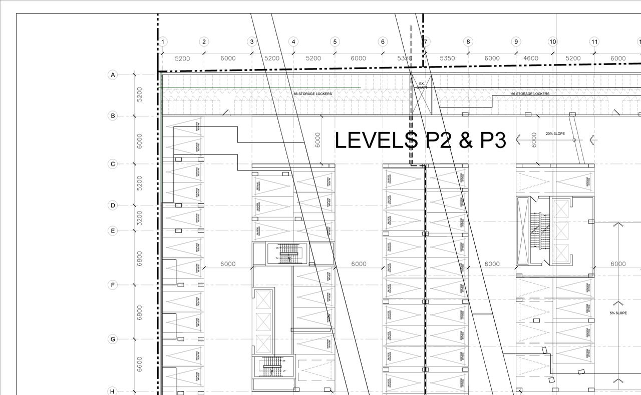 Construction site plan for project from page 4 of the file '2020-10-23 - Site Plan and Floor Plans - D02-02-20-0101'