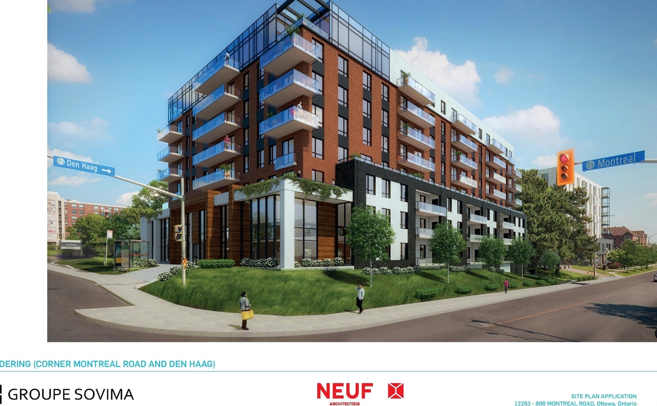 Rendering of building from page 39 of the file '2021-01-30 - Planning Design Brief - D02-02-21-0008'