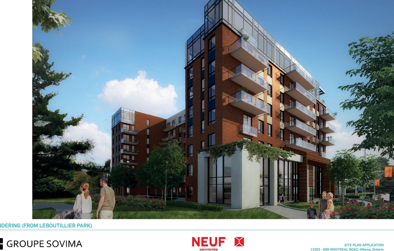 Rendering of building from page 40 of the file '2021-01-30 - Planning Design Brief - D02-02-21-0008'
