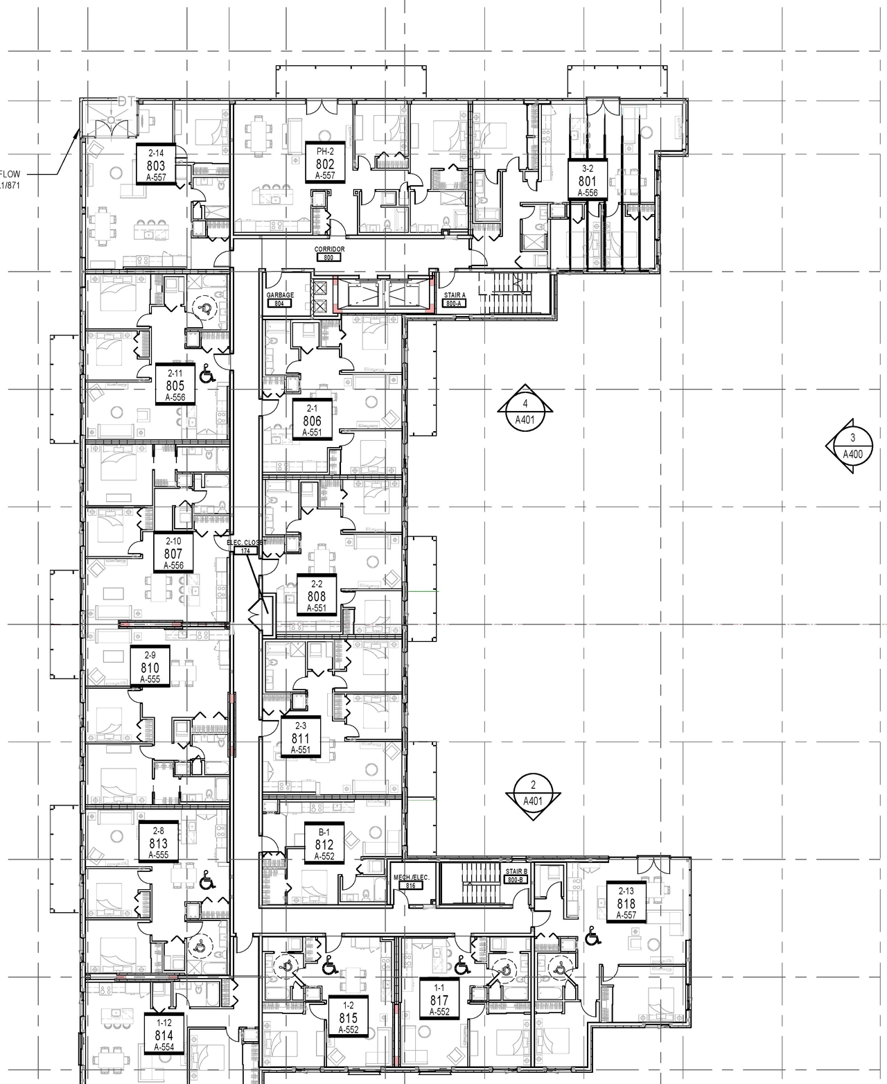 Floor plan for project from page 9 of the file '2023-01-09 - Site & Floor Plans - D02-02-21-0008'