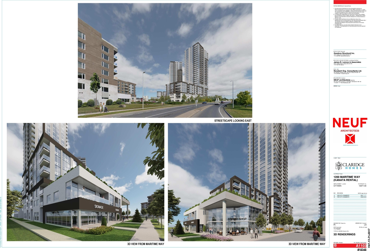 Rendering of building from page 25 of the file '2022-07-26 - Parking Levels and Floor Plans - D02-02-21-0009'
