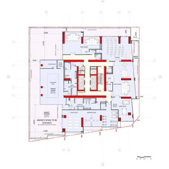 Construction site plan for project from page 29 of the file '2021-07-23 - Planning Rationale and Design Brief - D02-02-21-0045'