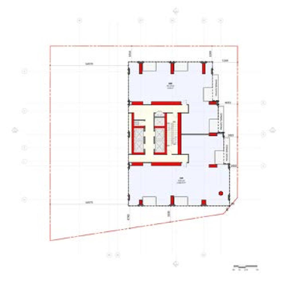 Floor plan for project from page 32 of the file '2021-07-23 - Planning Rationale and Design Brief - D02-02-21-0045'