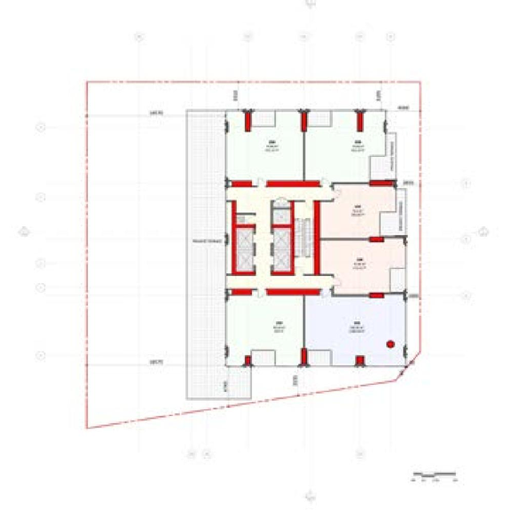 Floor plan for project from page 32 of the file '2021-07-23 - Planning Rationale and Design Brief - D02-02-21-0045'