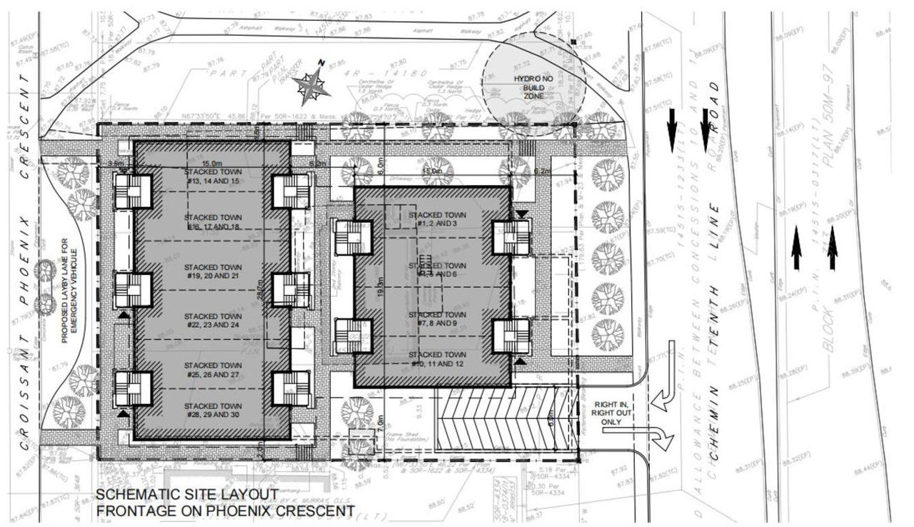 Construction site plan for project from page 10 of the file '2021-06-16 - Design Brief - D02-02-21-0055'