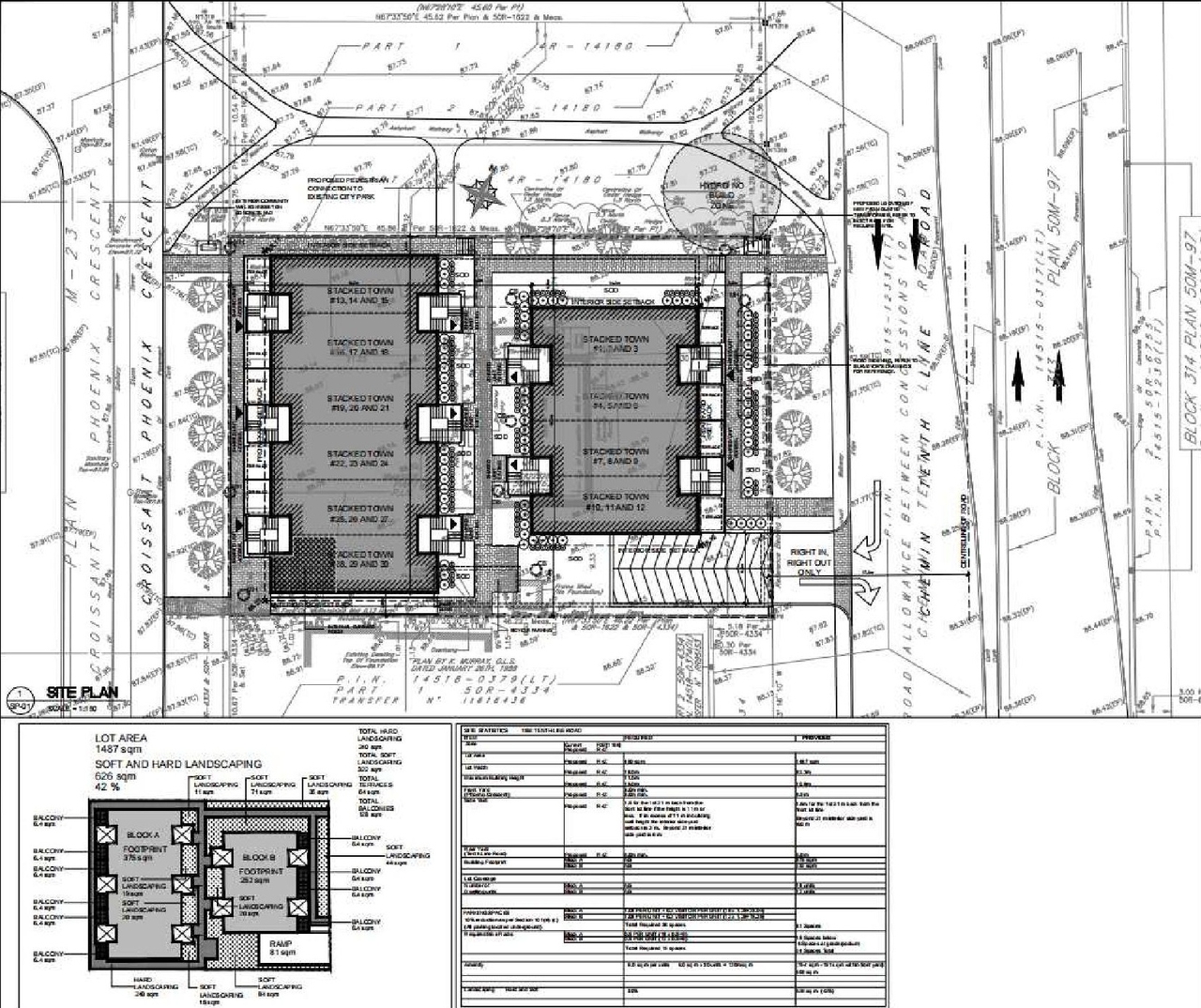 Construction site plan for project from page 17 of the file '2021-06-16 - Design Brief - D02-02-21-0055'