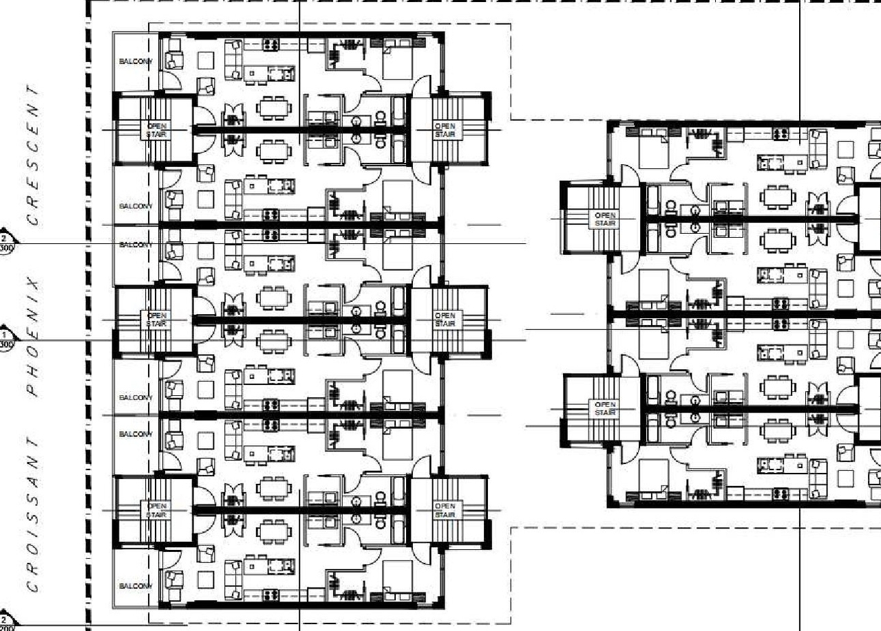 Floor plan for project from page 19 of the file '2021-06-16 - Design Brief - D02-02-21-0055'