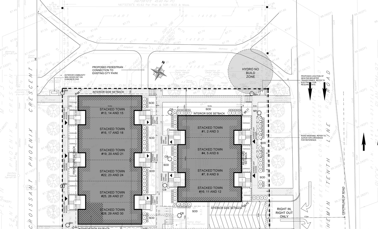 Construction site plan for project from page 23 of the file '2021-06-16 - Design Brief - D02-02-21-0055'