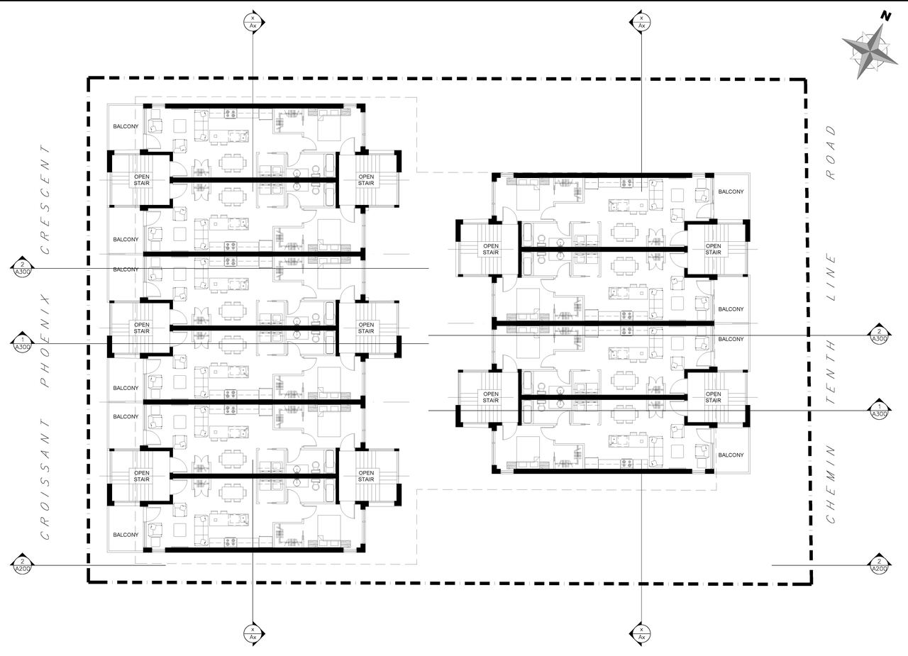 Floor plan for project from page 27 of the file '2021-06-16 - Design Brief - D02-02-21-0055'