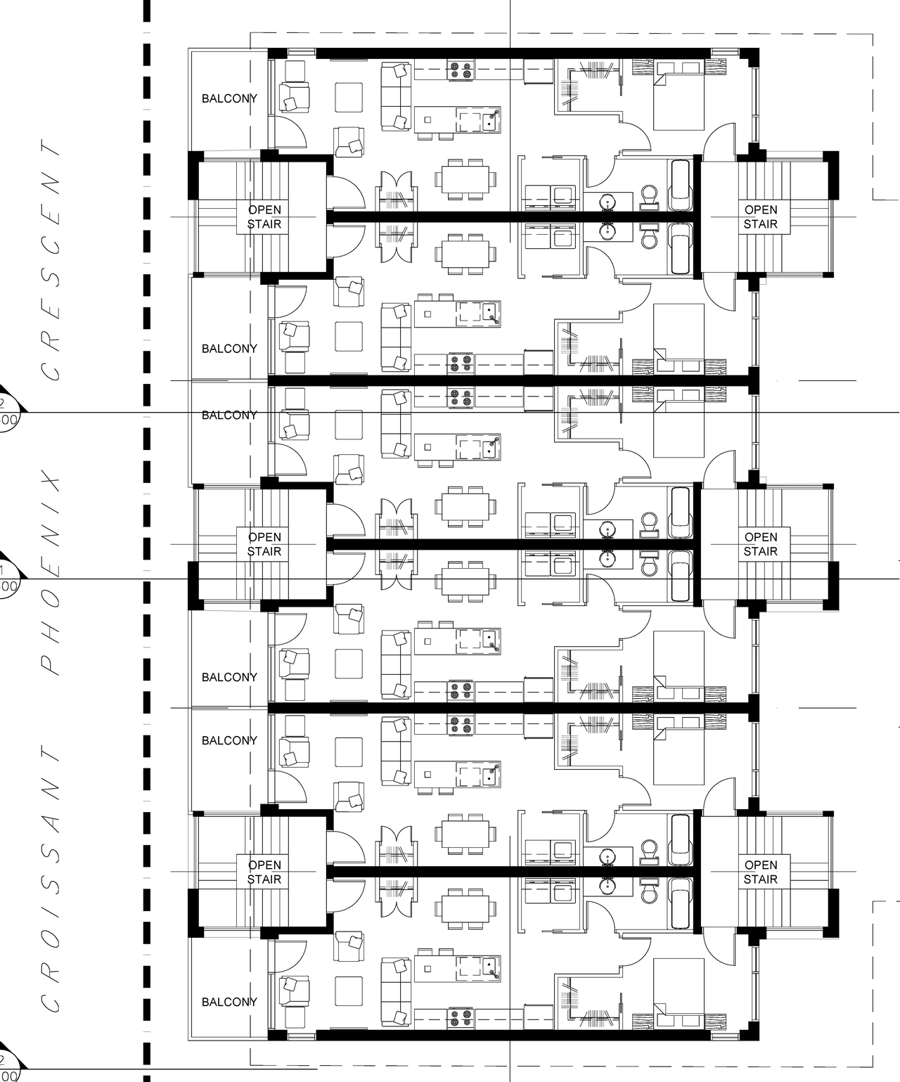 Floor plan for project from page 27 of the file '2021-06-16 - Design Brief - D02-02-21-0055'